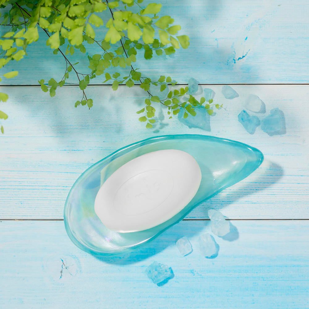 Inis Energy of the Sea soap lathering on skin during morning shower