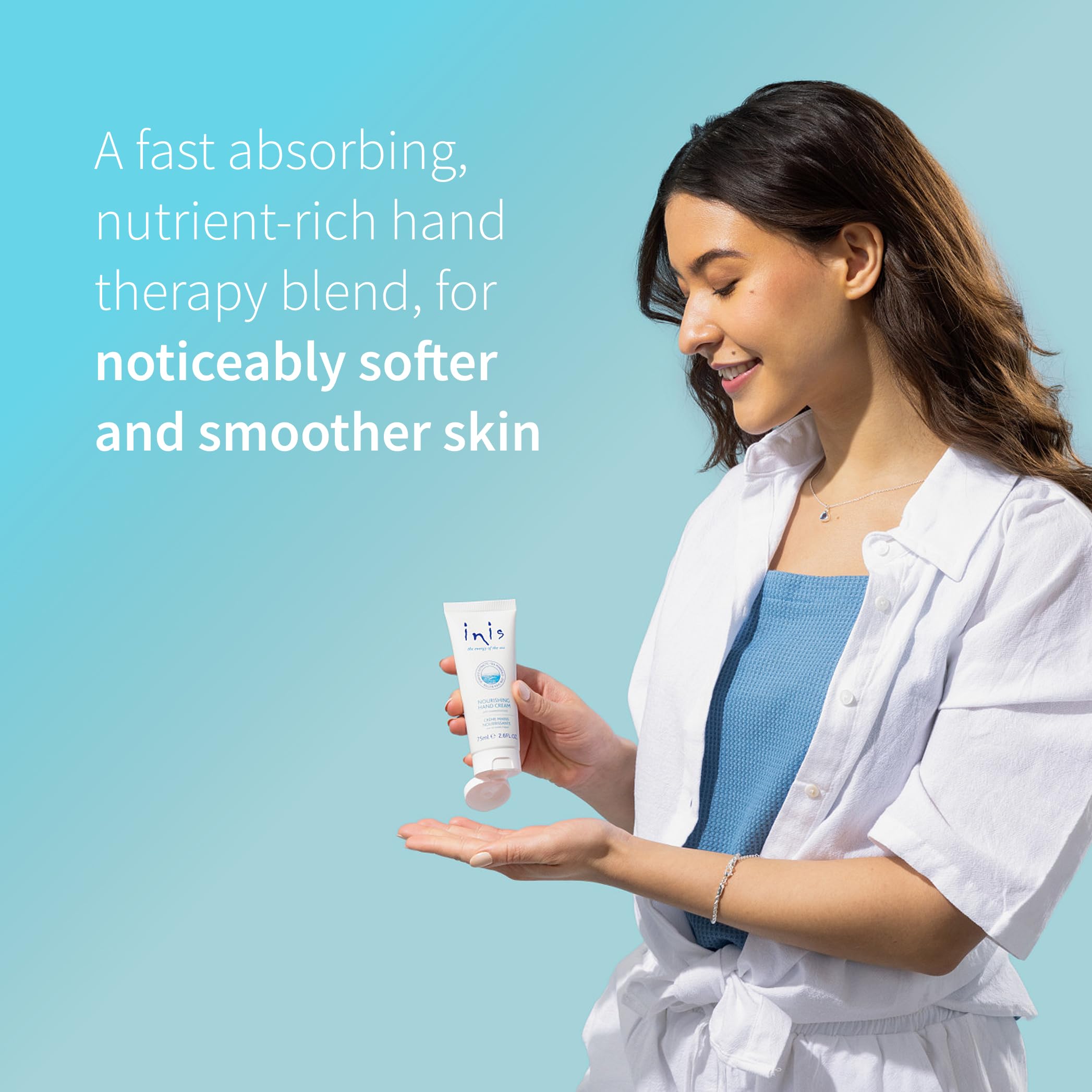 Inis from Ireland, paraben-free formula suitable for sensitive skin.