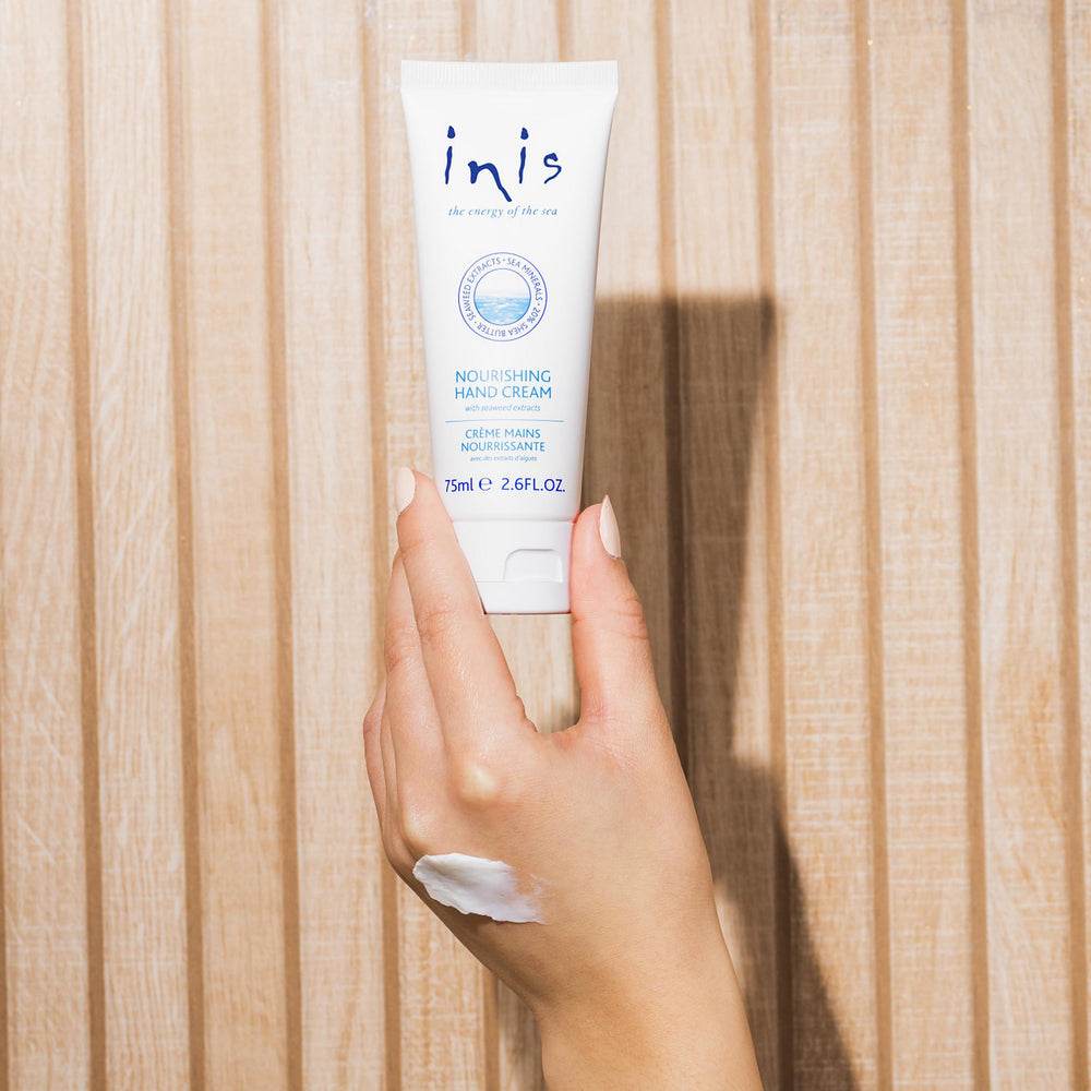 Inis formula with shea butter and argan oil moisturizes deeply.