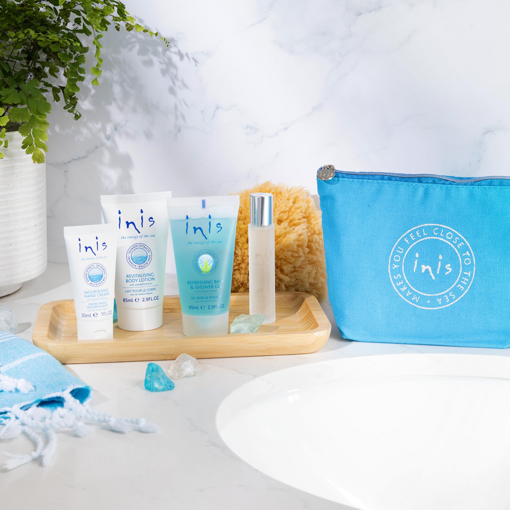 Inis Voyager travel hand cream tube for moisturized hands on the go