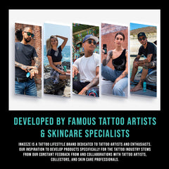 INK-EEZE Green Tattoo Ointment lavender fragrance for post-tattoo care and soothing relief.