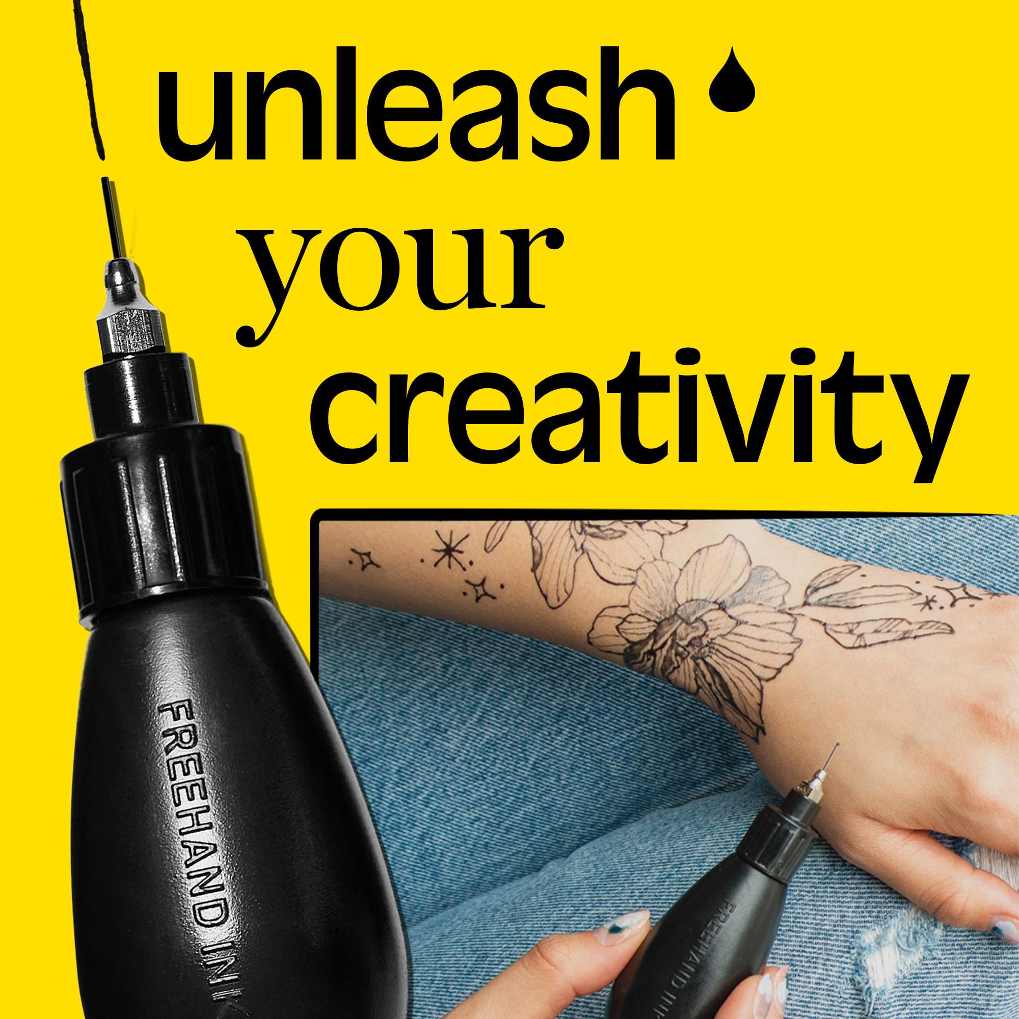 Inkbox Freehand Ink glove protects skin during drawing