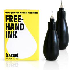 Inkbox Freehand Ink kit contents for DIY tattoo design
