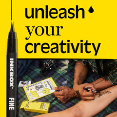 Inkbox Freehand Marker works across skin tones for even color results.