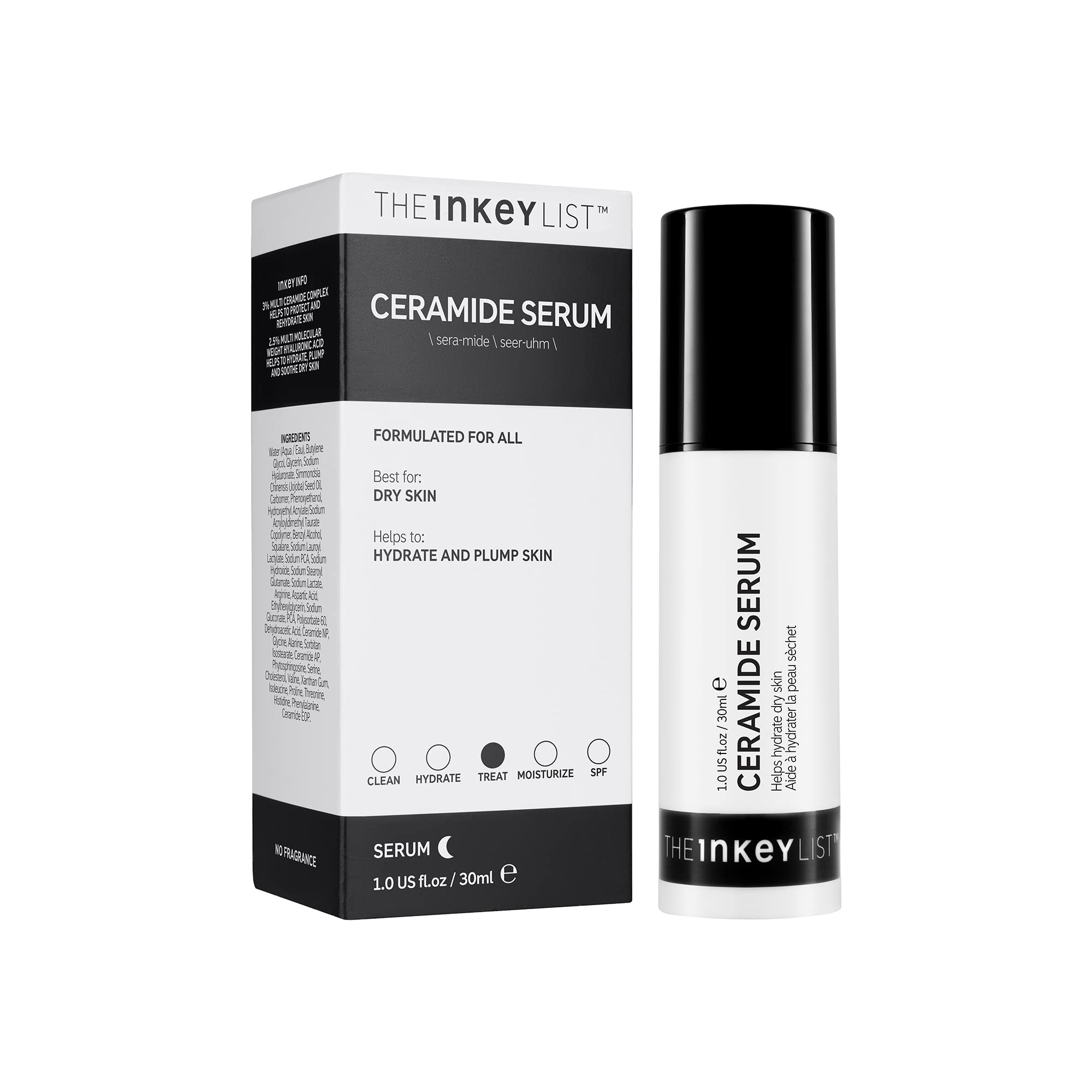 The INKEY List night skincare routine image demonstrates easy evening application.