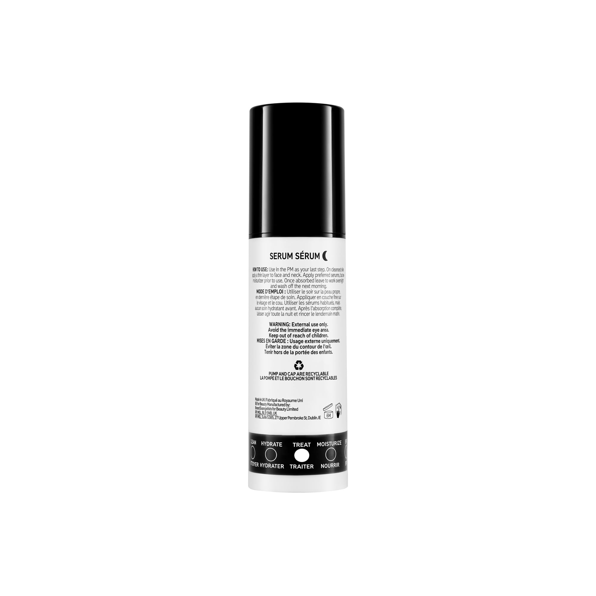 The INKEY List packaging close-up emphasizes minimalist design for simple care.