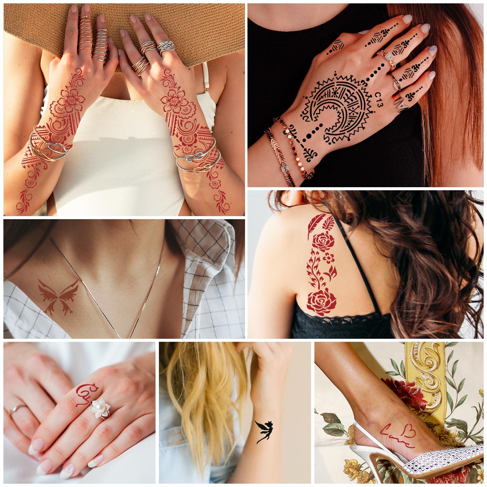 InkForge 34-pattern templates spark easy planning of body art designs.