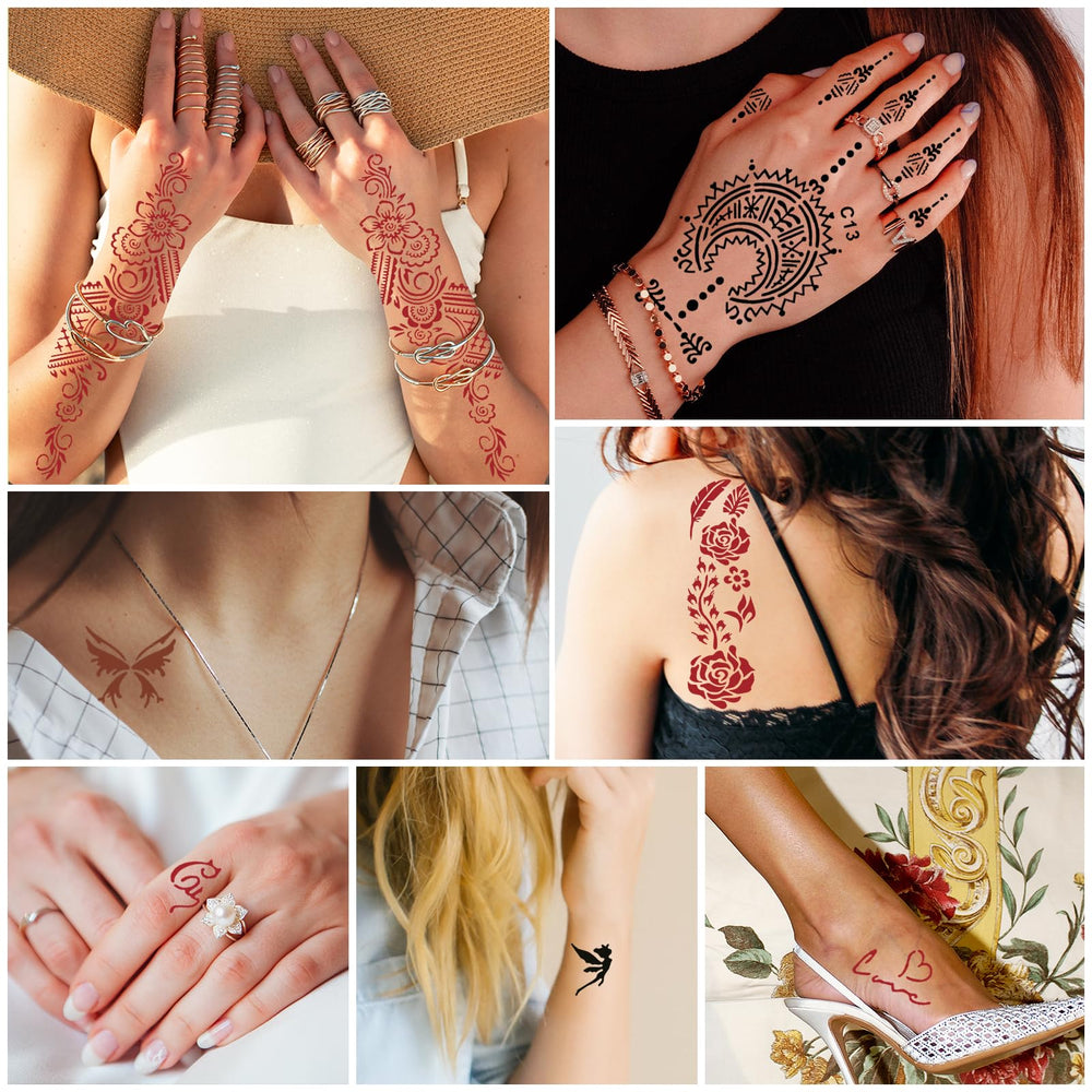 InkForge 34-pattern templates spark easy planning of body art designs.