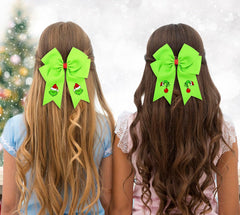 INLOLLY Geinch bow with nickel-free clip ensures comfortable all-day wear.