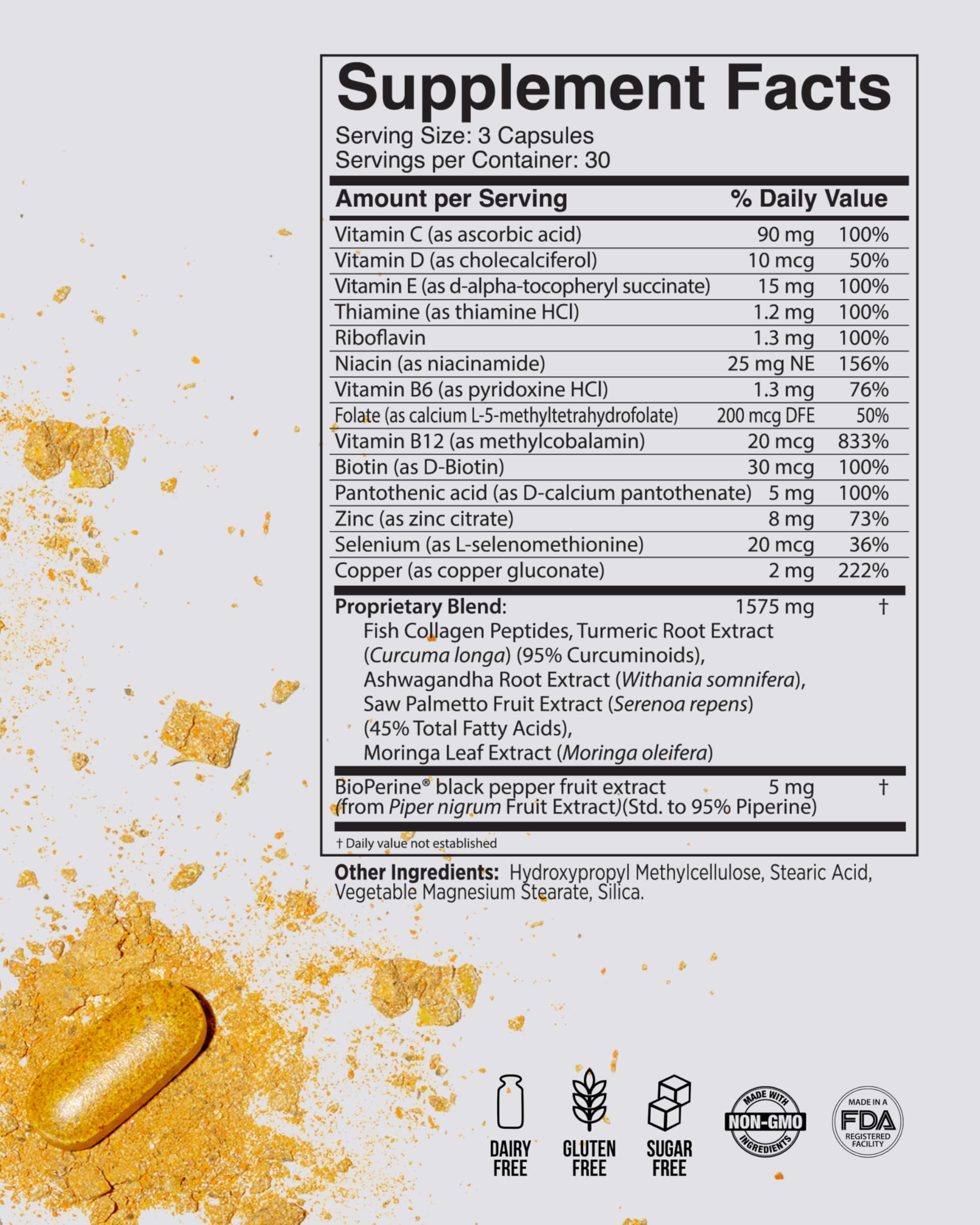 Inner Glow daily tablets pose – easy three-tablet daily routine for ongoing care.
