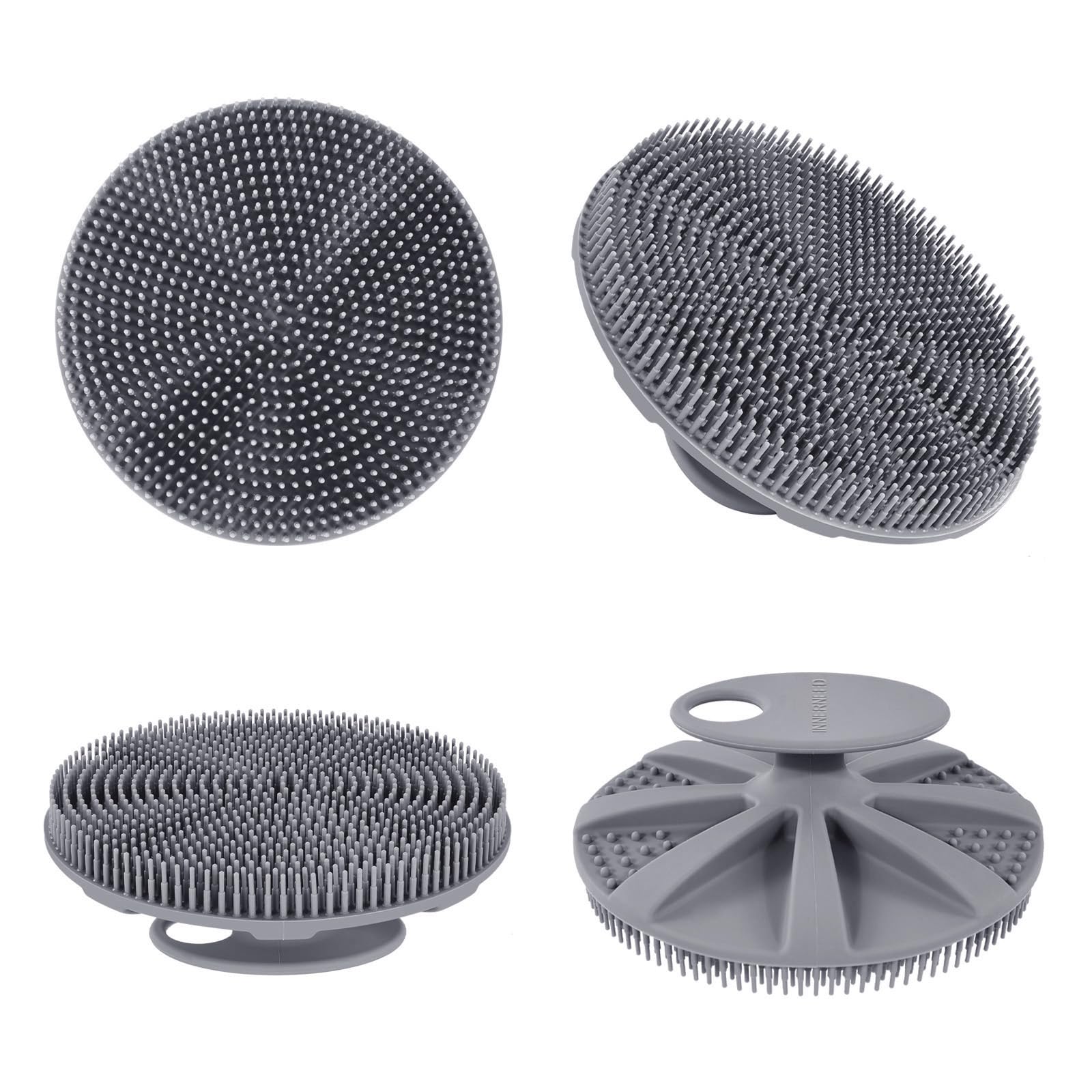 INNERNEED pack-of-4 provides durable cleansing brushes for the whole family.