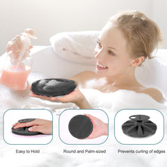 INNERNEED soft silicone bristles lather easily for deep cleansing.