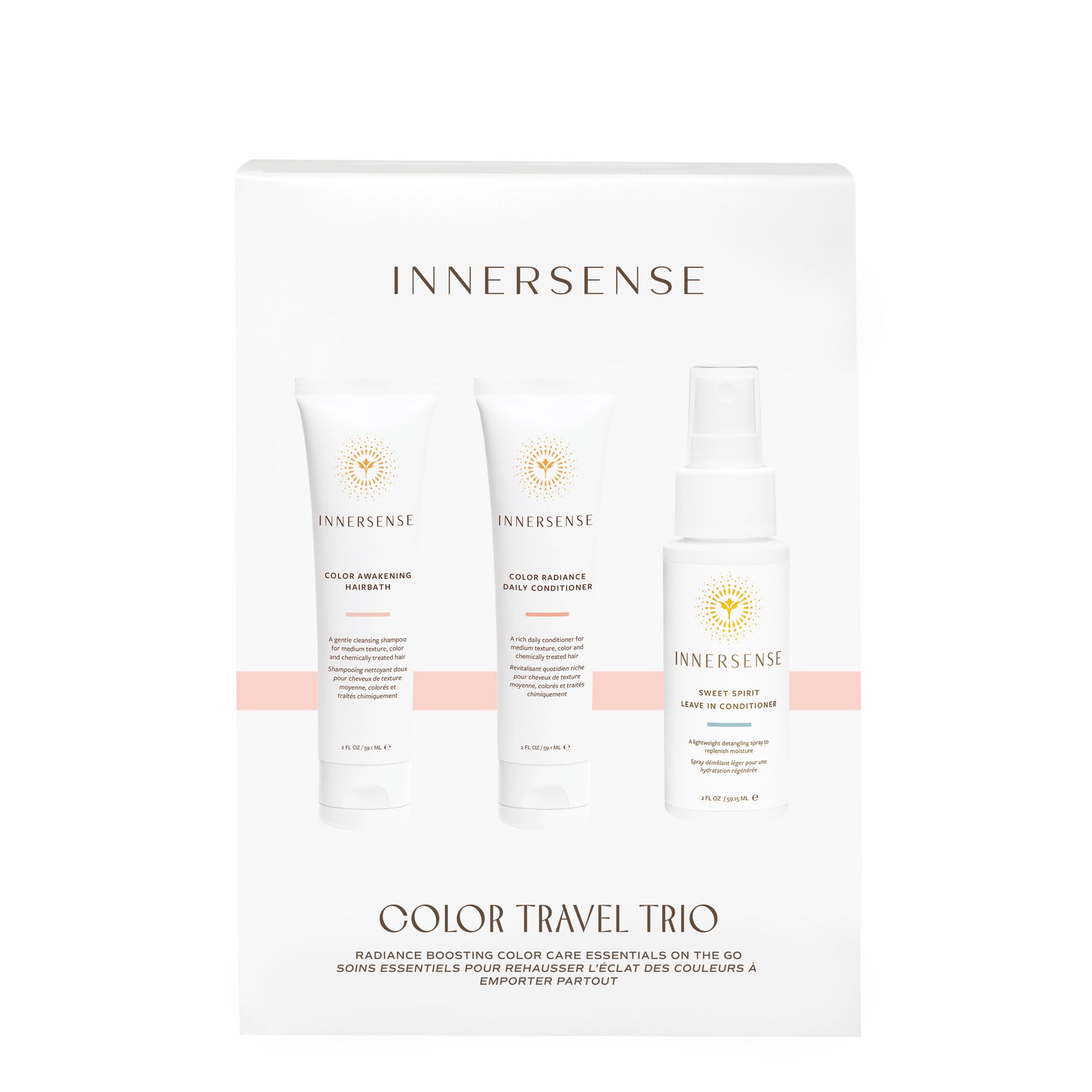 Sustainability label and clean-plant ingredient emphasis for INNERSENSE trio