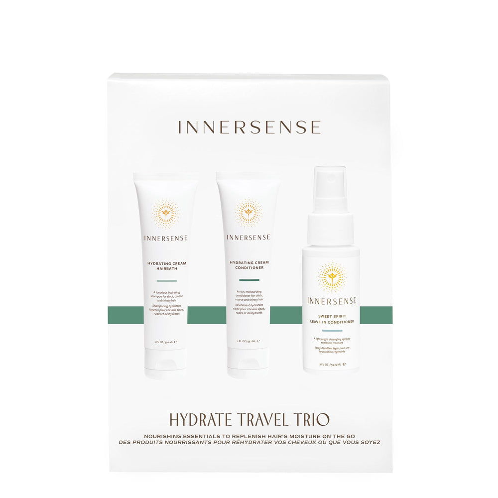INNERSENSE Cruelty-free logo on packaging supports ethical, clean haircare choices.
