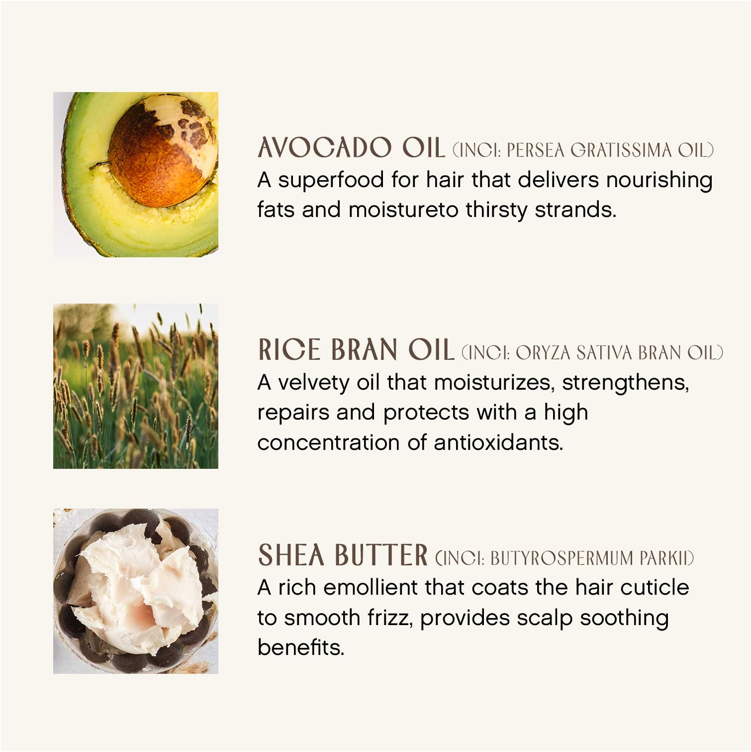 INNERSENSE elasticity and frizz-control close-up suggests smoother strands daily.