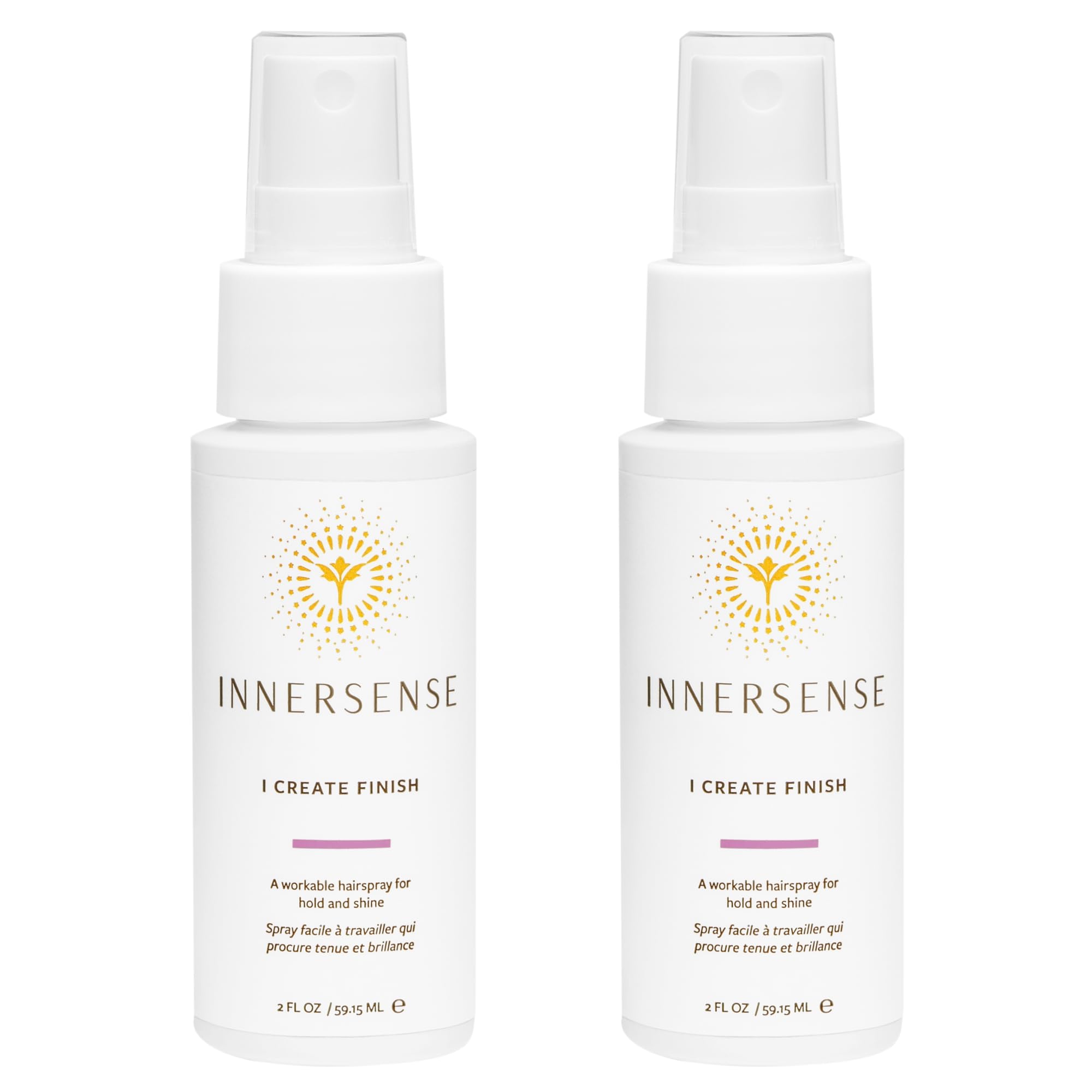 INNERSENSE I Create Finish Finishing Spray bottle-mist for balanced hold.