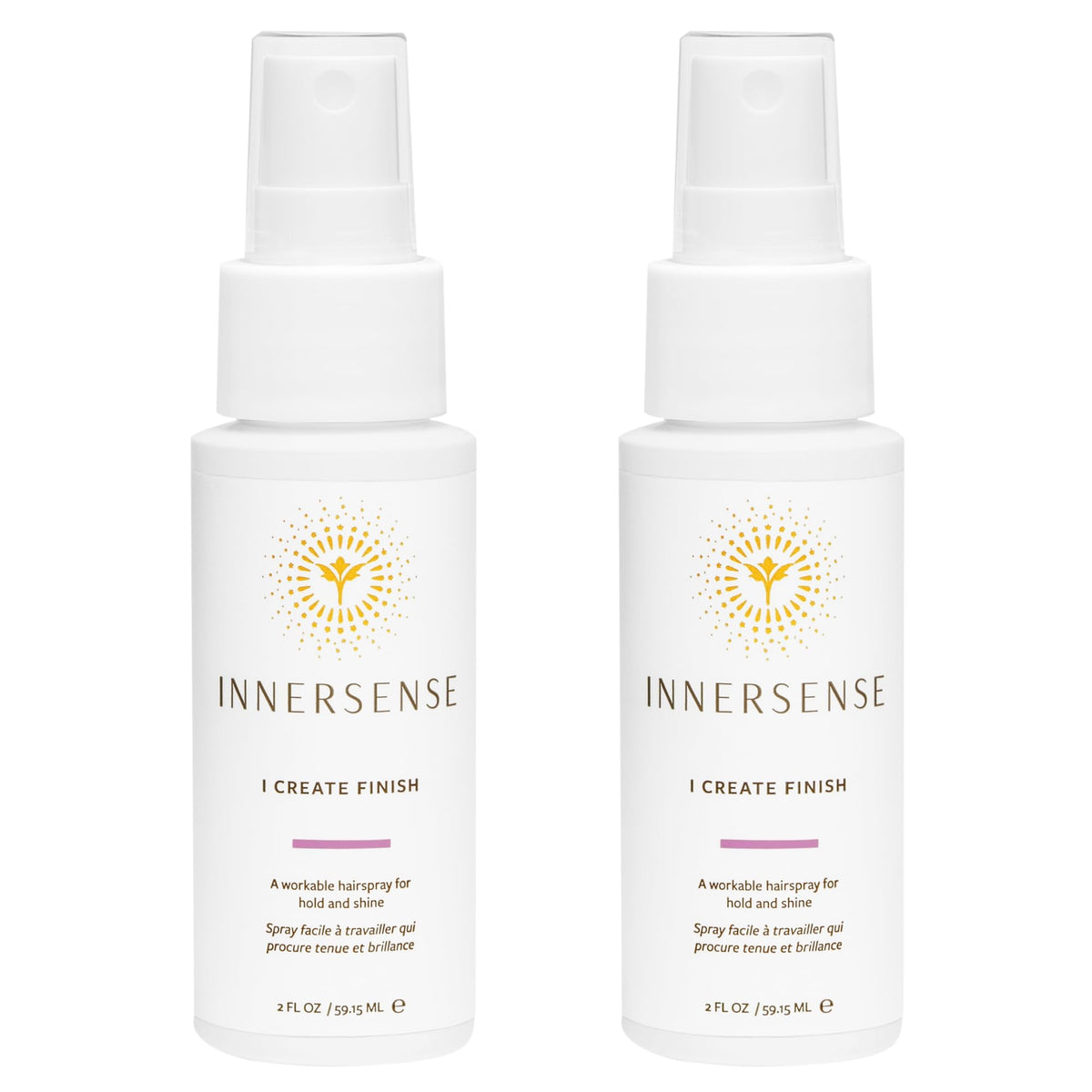 INNERSENSE I Create Finish Finishing Spray bottle-mist for balanced hold.