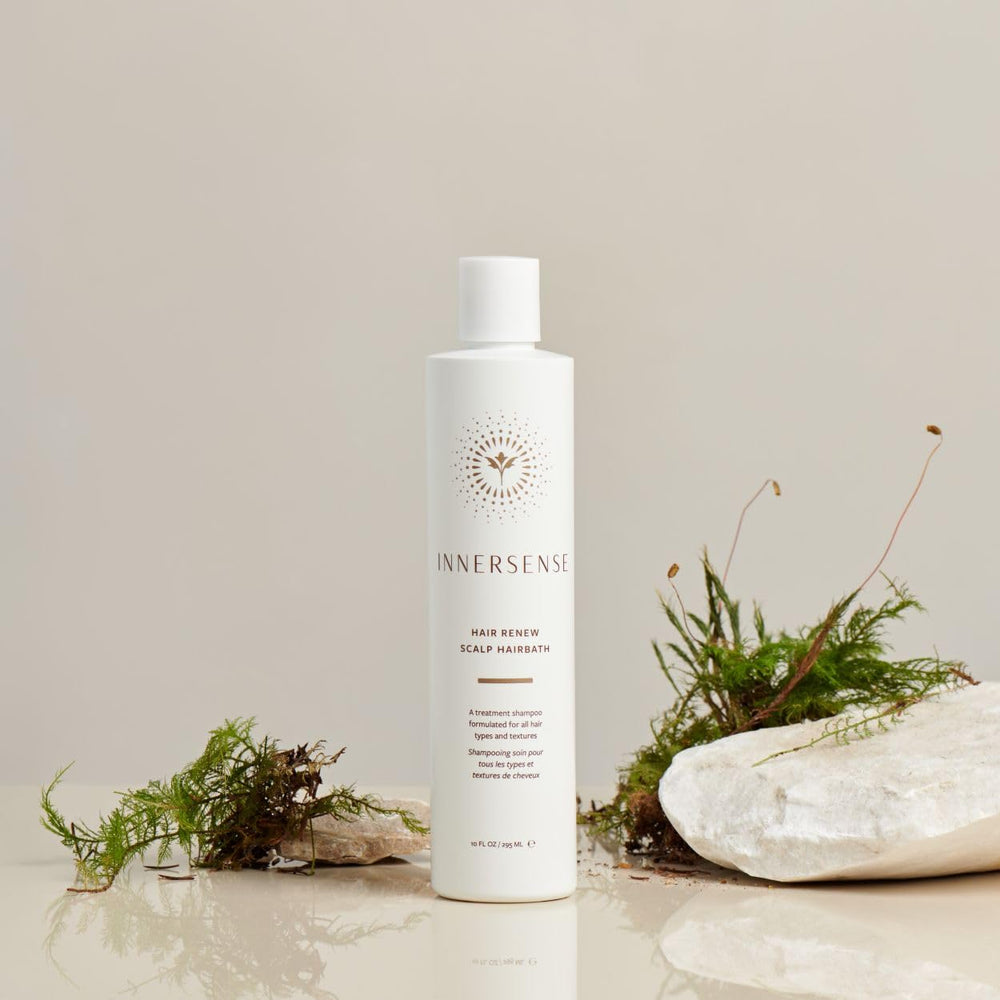 INNERSENSE Hair Renew Green coffee bean extract promotes scalp circulation and density potential.