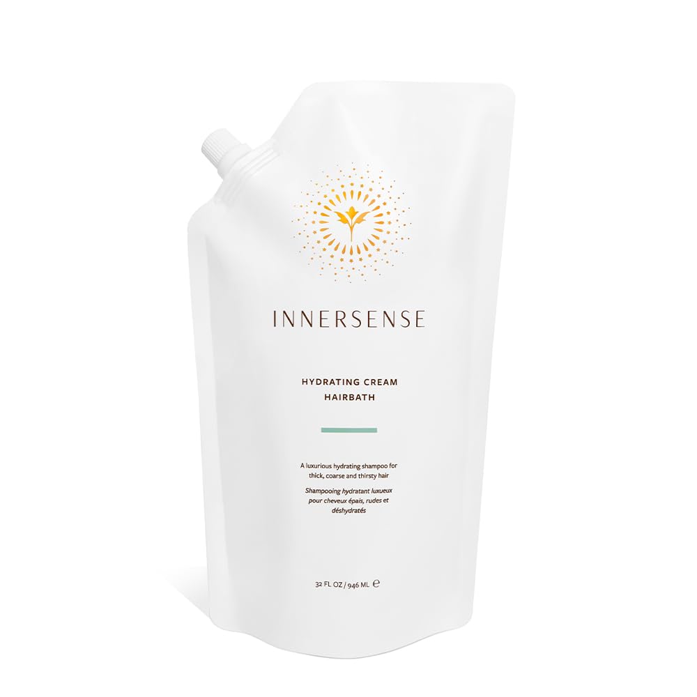 INNERSENSE Hydrating Cream Hairbath bottle pour for moisture-rich cleanse