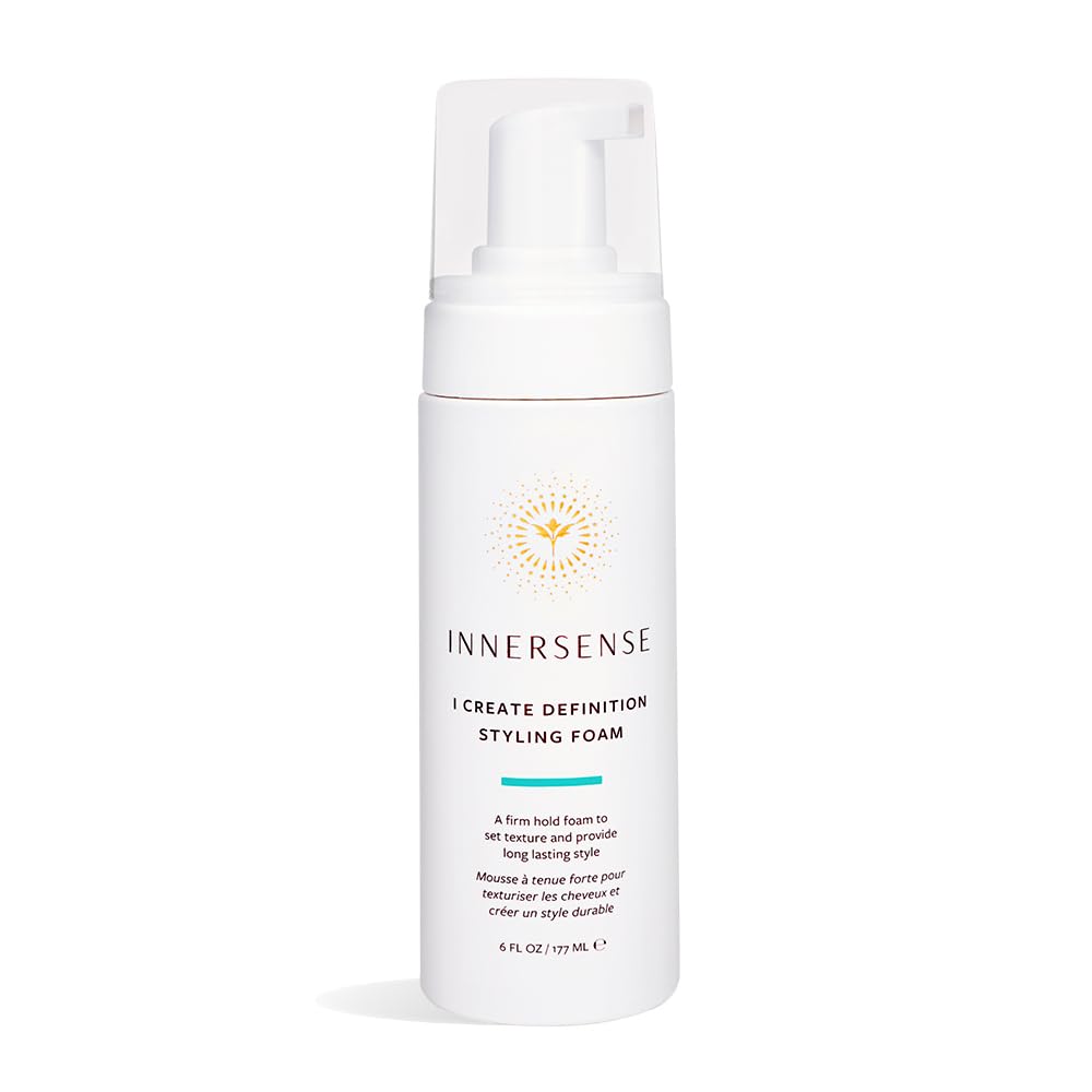 INNERSENSE I Create Definition Styling Foam bottle pour reveals long-lasting curl definition