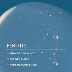 INNERSENSE I Create Hold Gel texture close-up for defined curls
