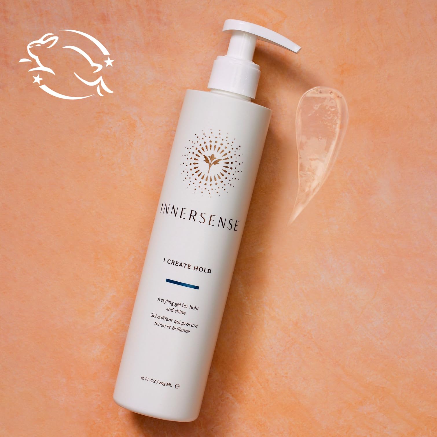INNERSENSE I Create Hold Gel curly model uses defined, shiny curls.
