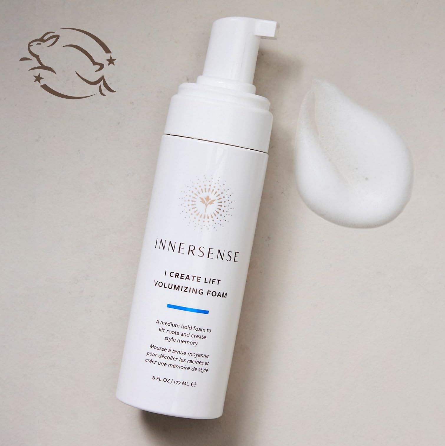 INNERSENSE I Create Lift Foam on-root uplift shows quick styling between washes.