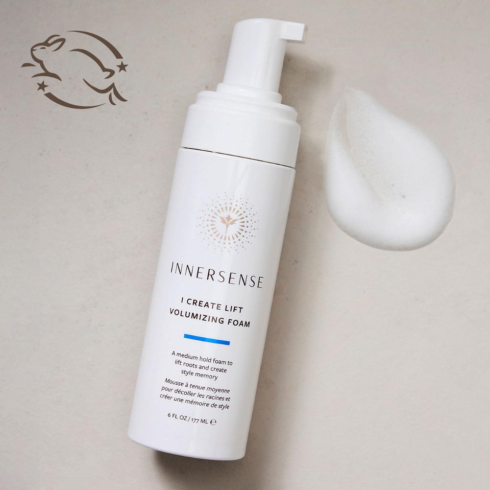 INNERSENSE I Create Lift Foam on-root uplift shows quick styling between washes.