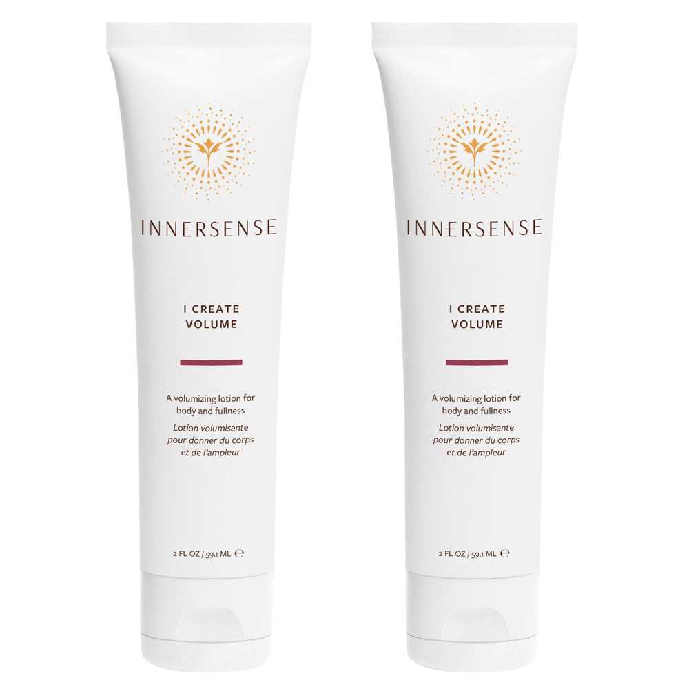 INNERSENSE I Create Volume bottle front for volumizing lift and lasting shine