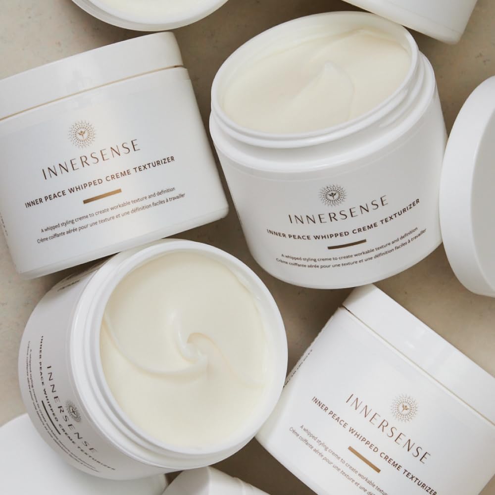 INNERSENSE Inner Peace Texturizer tube demonstrates easy application for defined waves.