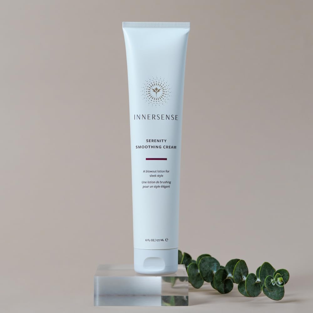 INNERSENSE Natural Serenity smoothing hair cream frizz control, lightweight nourishment