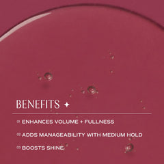 INNERSENSE Volume Lotion pump close-up for easy, even application and styling