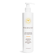 INNERSENSE organic daily conditioner bottle highlighting clean, non-toxic hydration.