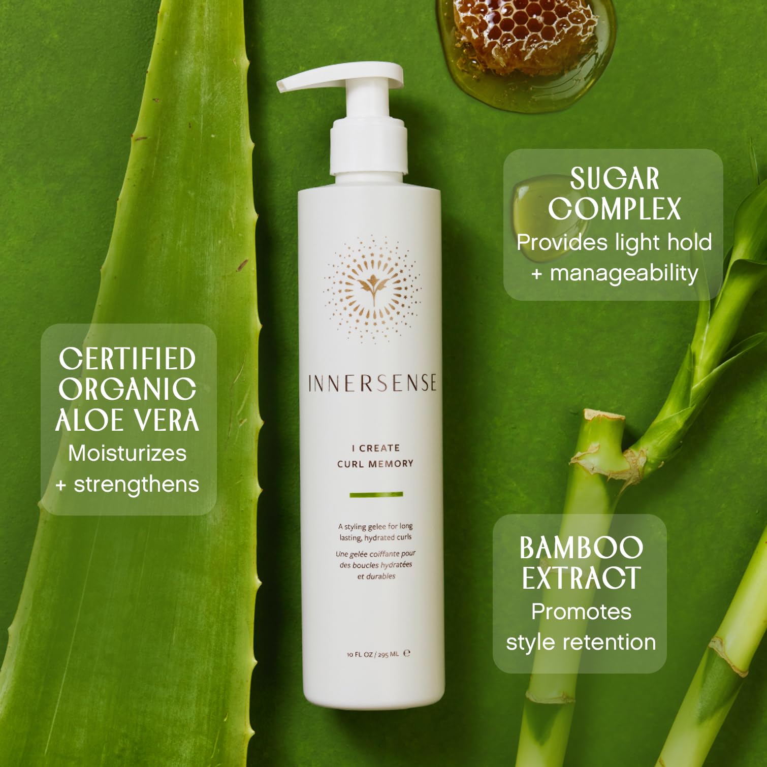 INNERSENSE Organic sourcing map highlights sustainably harvested ingredients from trusted plantations.