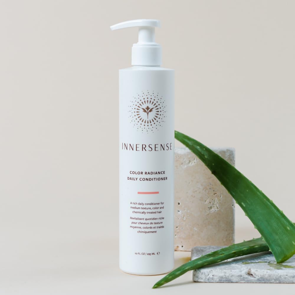INNERSENSE packaging overlabel note signals sustainable packaging practices.