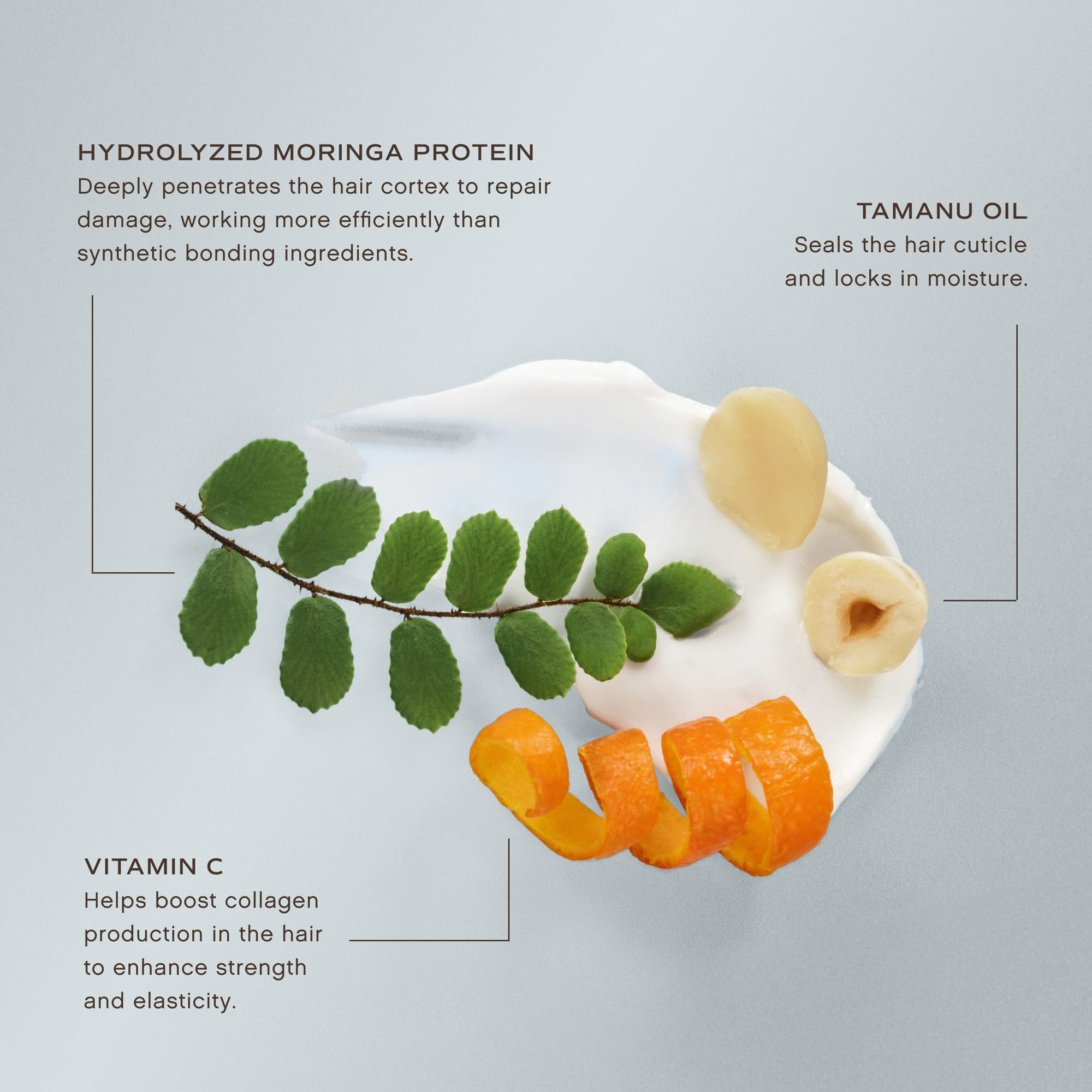 INNERSENSE Repair Hair Mask application on damp hair for deep hydration