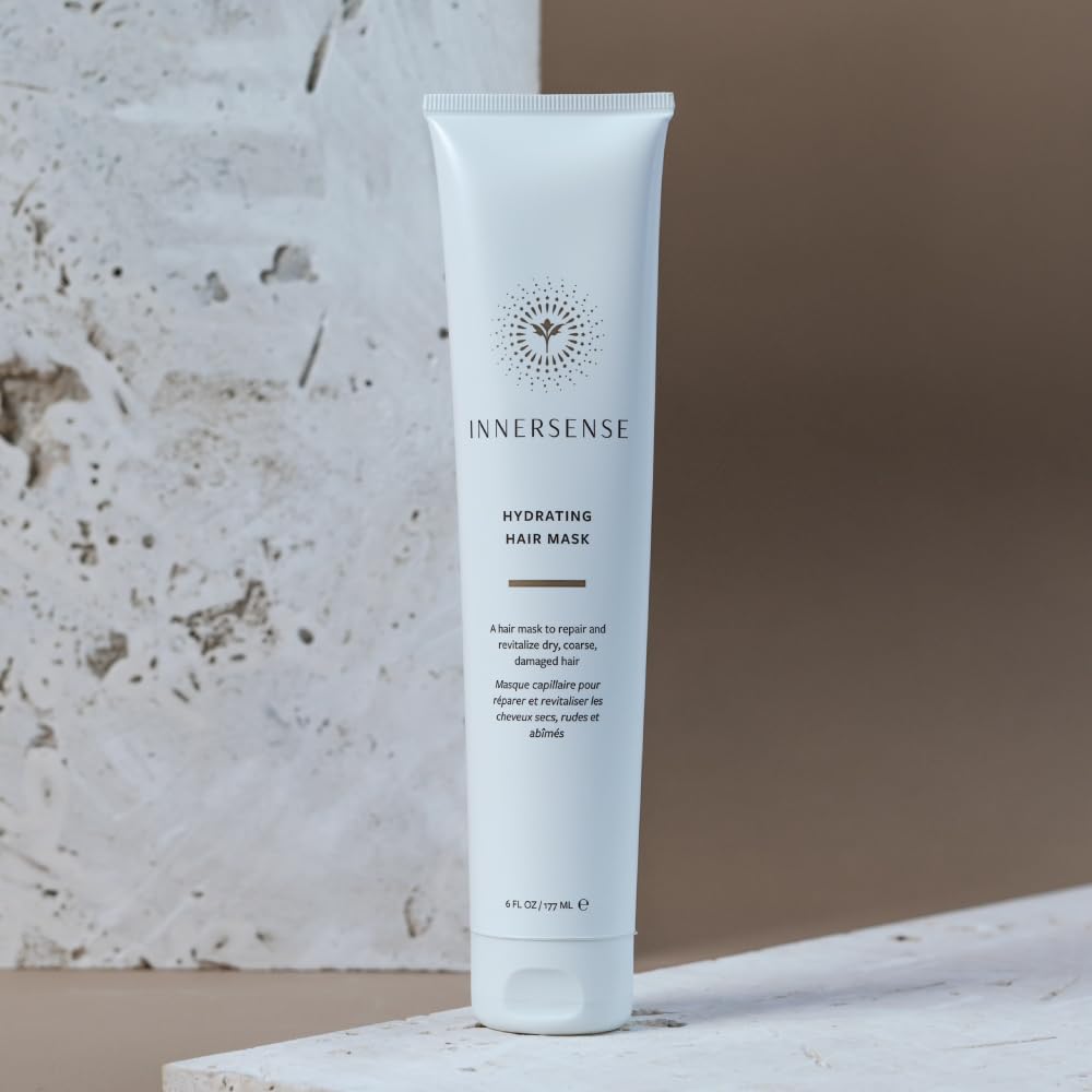 INNERSENSE spa-like bathroom scene illustrating hydrating hair treatment.