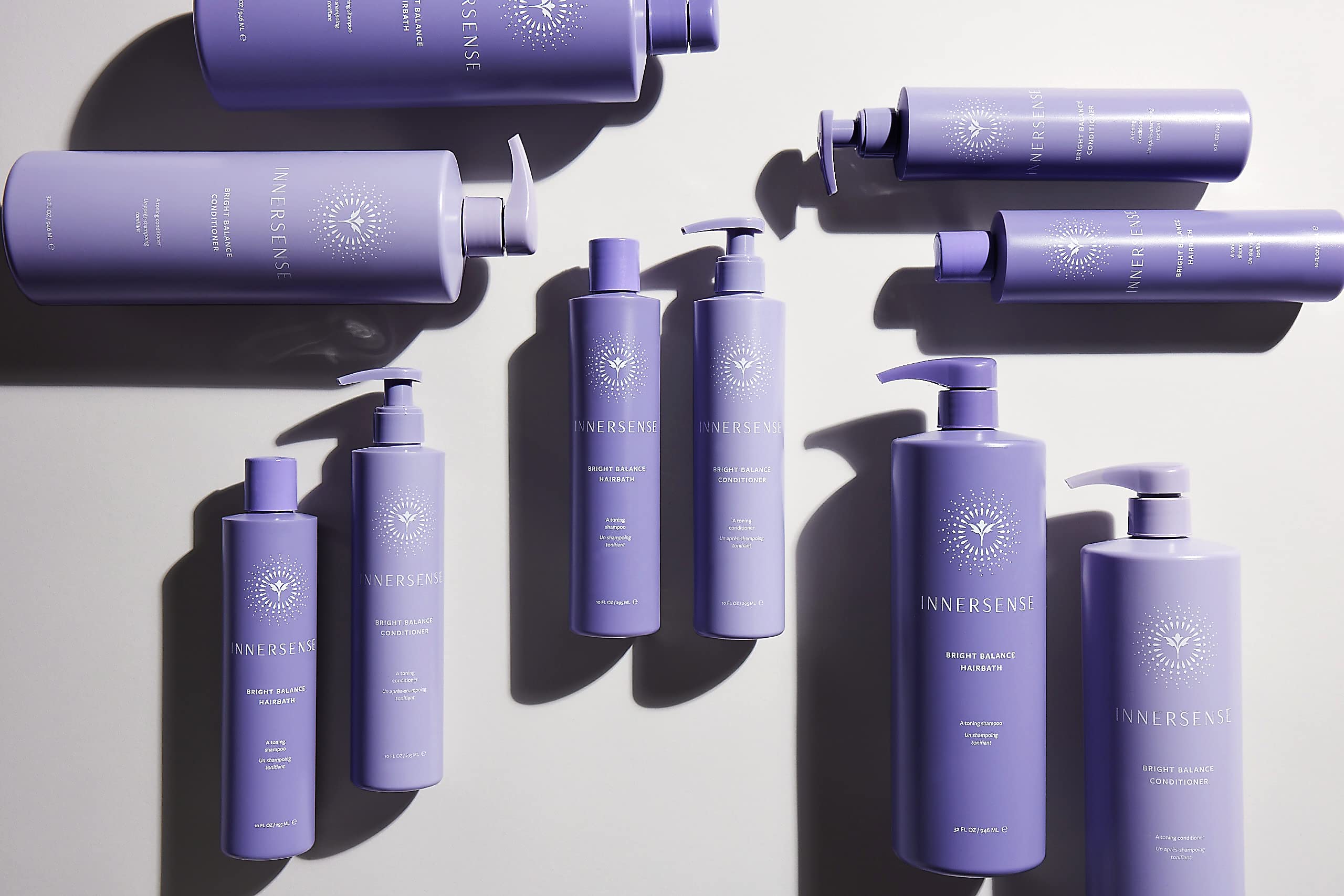 INNERSENSE vegan cruelty-free badge signals ethical, non-toxic haircare you can trust