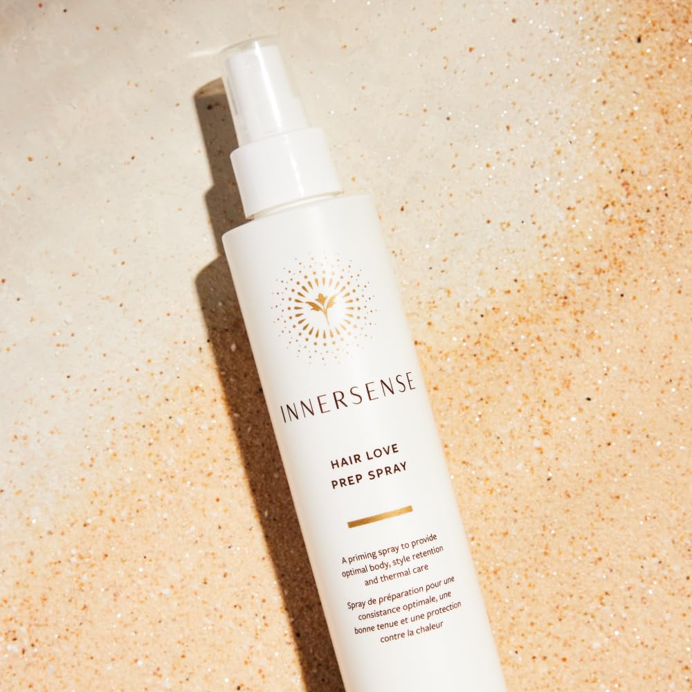 INNERSENSE Natural Hair Love Prep Spray boosts strength and shine with Vitamin B and Rice Protein