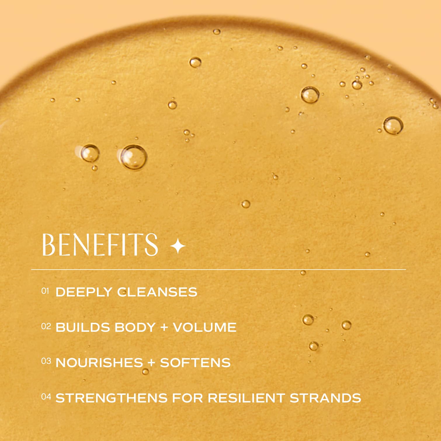 INNERSENSE weightless silicone-free formula on foam demonstrates light cleansing without heaviness