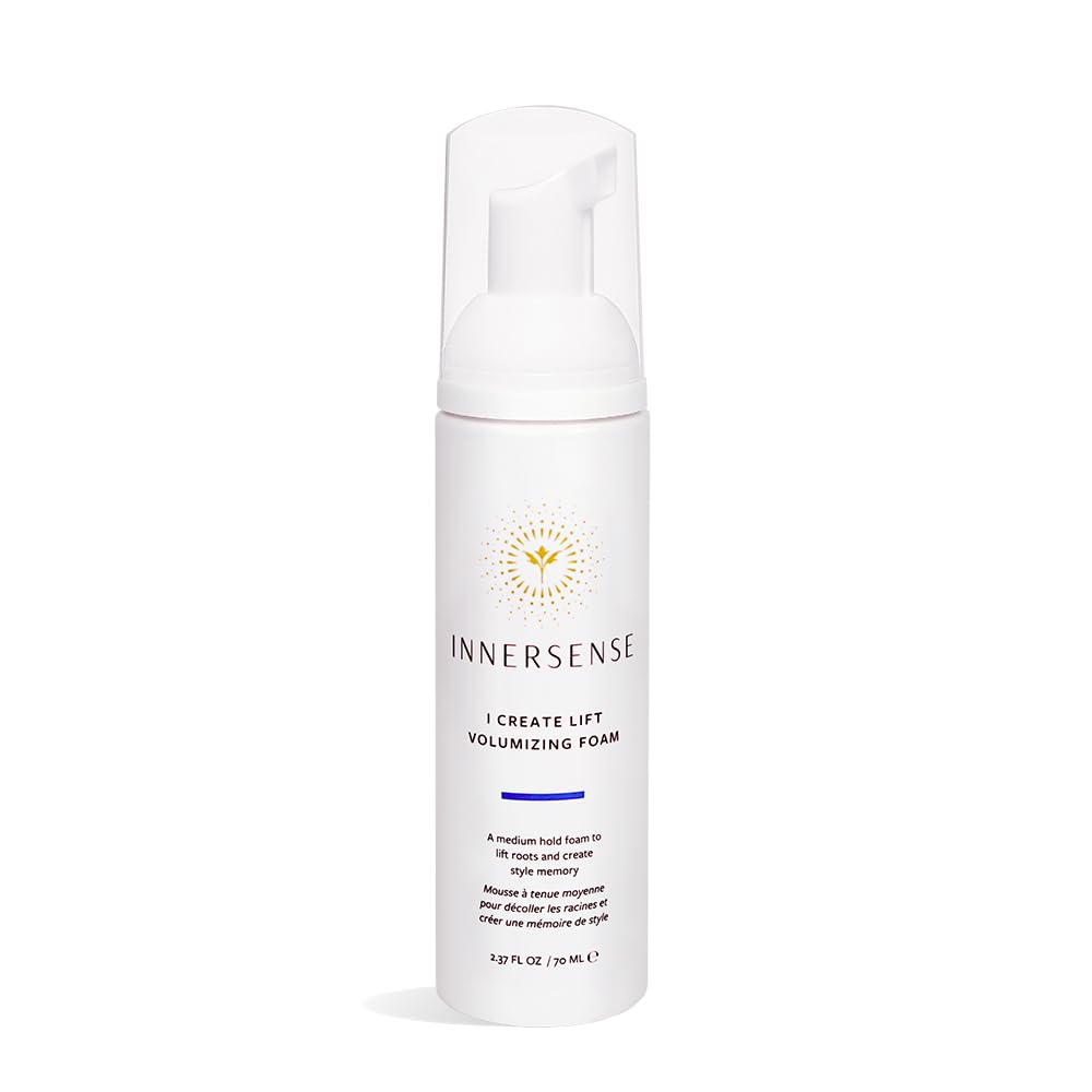 Innersense I Create Lift Foam bottle showing root lift and natural volume