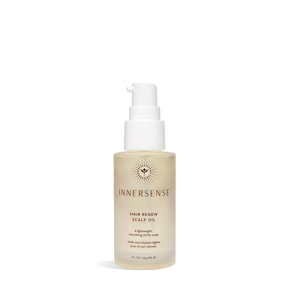 INNERSENSE Scalp Oil bottle shown for lightweight scalp nourishment