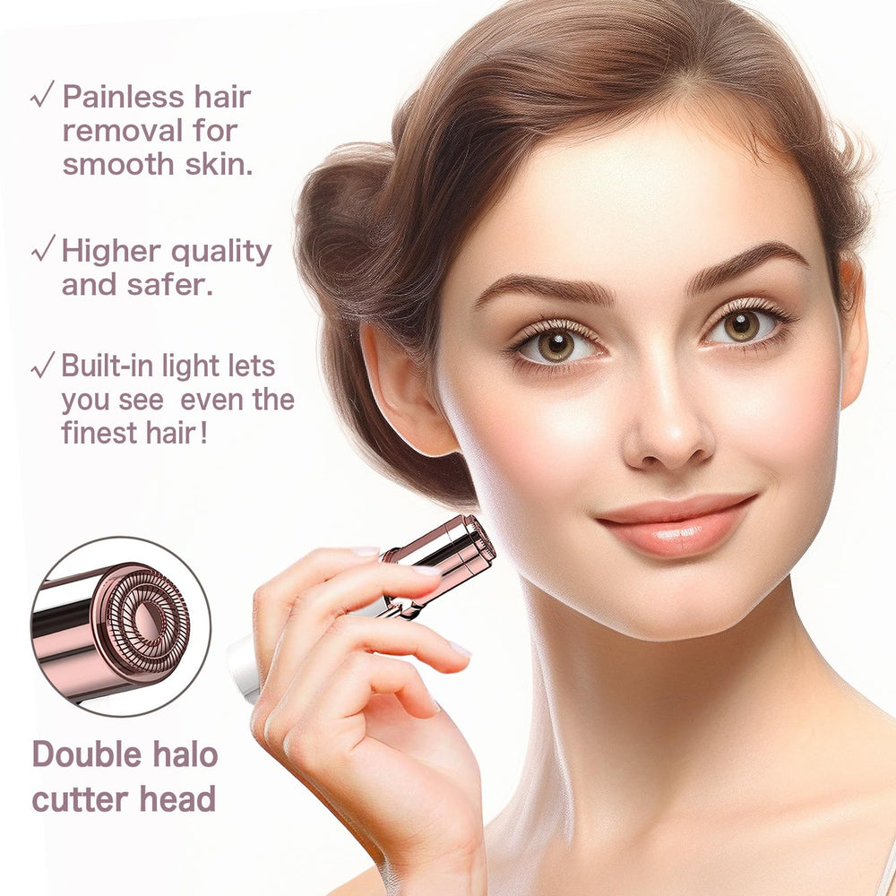 innobeaut face trimmer USB charging cable connected for cord-free power