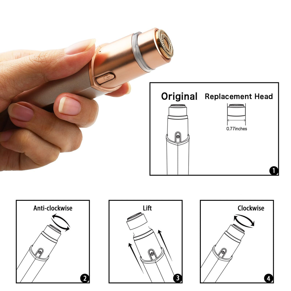 INNOBEAUT Gen3 pack includes two replacement heads and cleaning brush for easy upkeep.