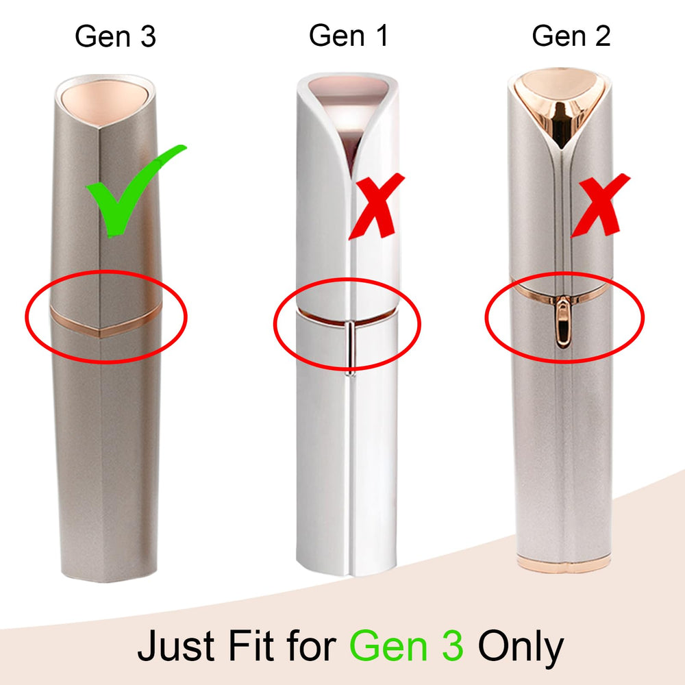 INNOBEAUT Gen3 replacement head with floating design contours facial curves for even shave.