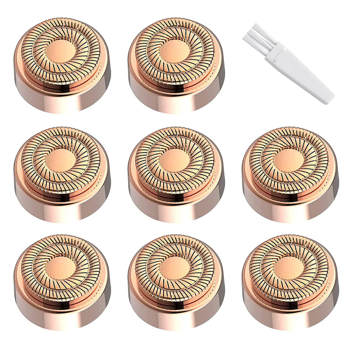 Innobeaut refill heads Gen2 close-up highlighting 3D design for smoother facial hair removal.