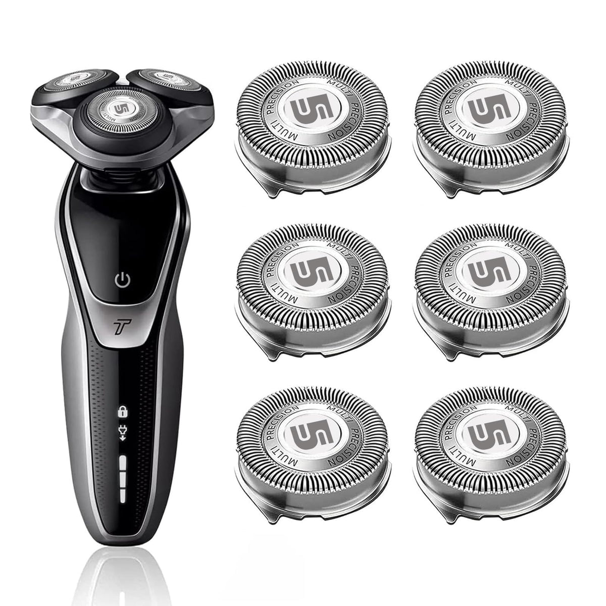 innobeaut SH50 six-pack heads compatibility view for Philips Norelco