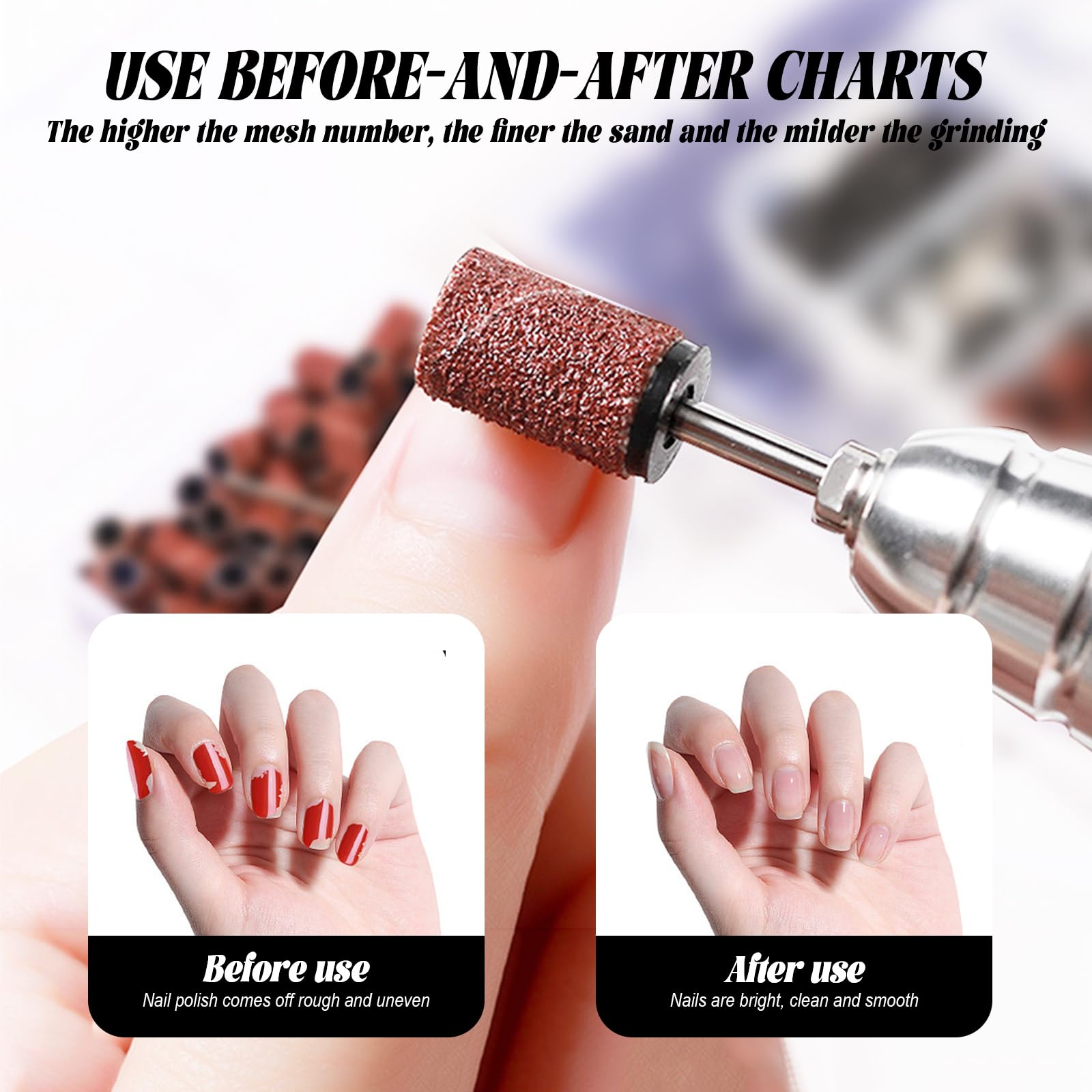 INNOLIFE disposable sanding bands emphasize hygienic quick-change between clients.