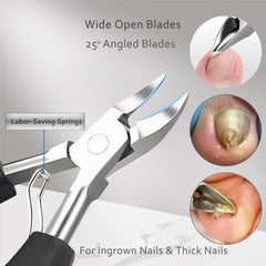 Innysh ingrown toenail knife with three blades for precise pedicures