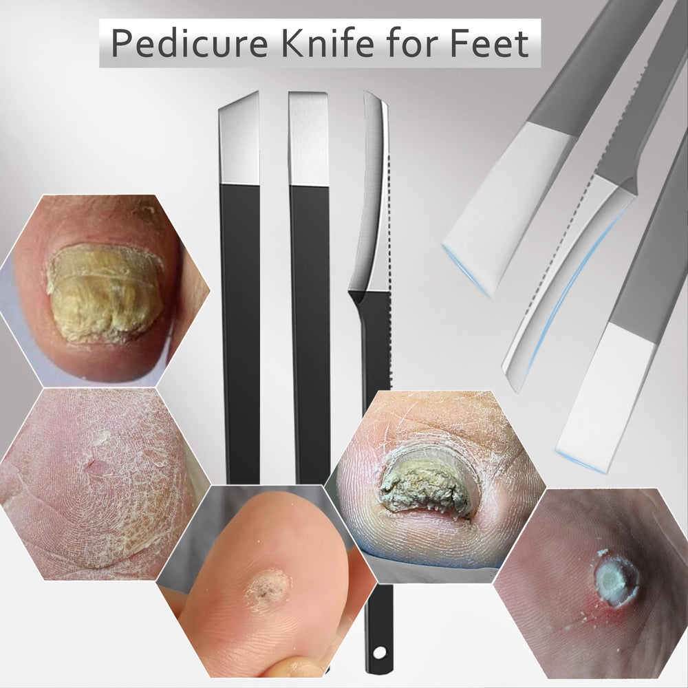 Innysh nail file and cuticle pusher for smooth edges